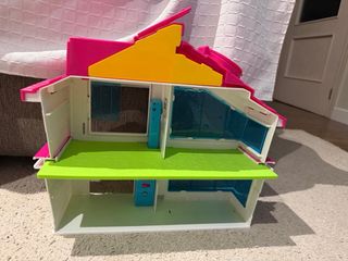 Casa Pinypon rosa y blanca