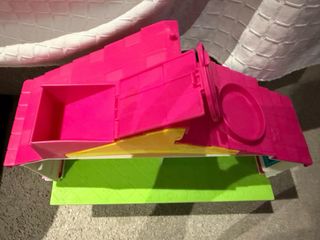 Casa Pinypon rosa y blanca