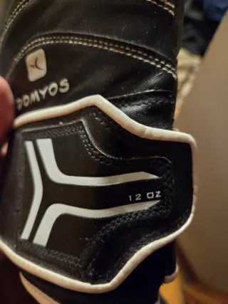 Guantes Boxeo Domyos 12 oz Negros