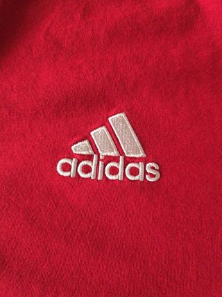 Adidas T-Shirt Red White Piping Ref-62200