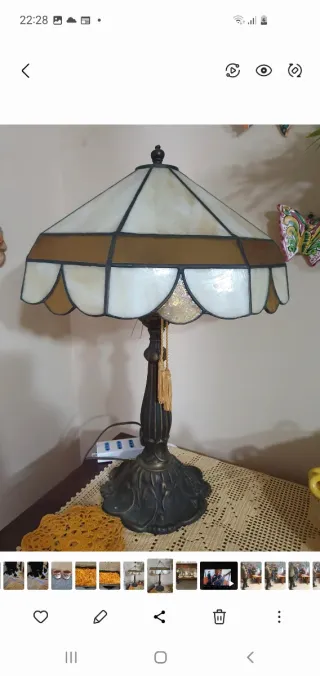 Lampada da tavolo Tiffany