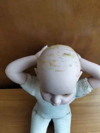 Bambola porcellana bisquit da vestire