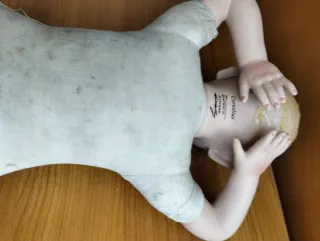 Bambola porcellana bisquit da vestire