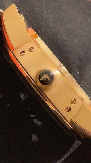 Reloj Emporio Armani Mecánico Esqueleto Dorado