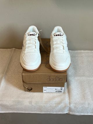 Scarpe Diadora Donna Tg 37 Bianche Bordeaux