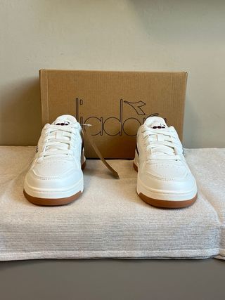 Scarpe Diadora Donna Tg 37 Bianche Bordeaux