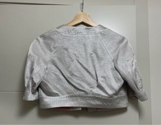 Chaqueta fiesta plateada