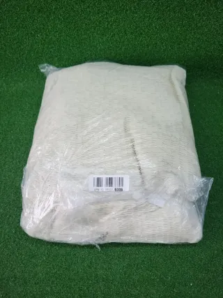 Funda Elástica para Sofá, Tela, Marfil, 3 Plazas