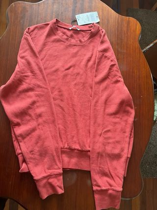 Jersey Rojo Suave Talla M Nuevo