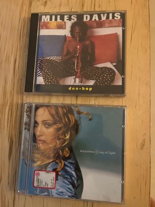 CD Miles Davis Doo-Bop & Madonna Ray of Light