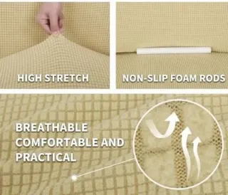 Funda elástica para sofá de 3 plazas