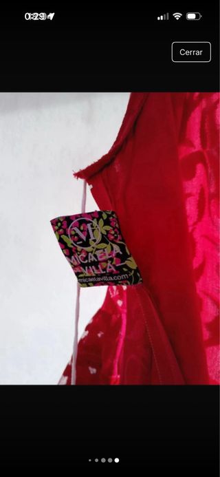 Traje de flamenca rojo