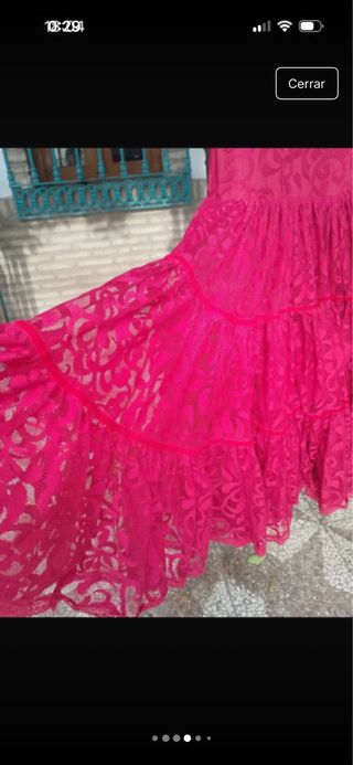 Traje de flamenca rojo