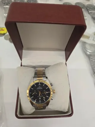 Omega Speedmaster Reloj Oro y Plata