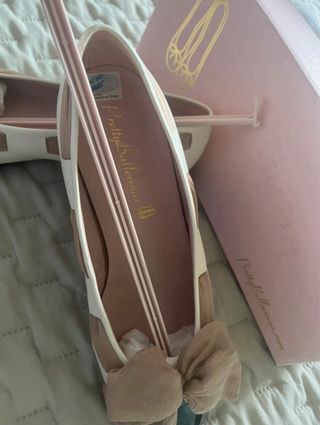 Pretty Ballerinas Bailarinas Rosa y Blanco. NUEVAS