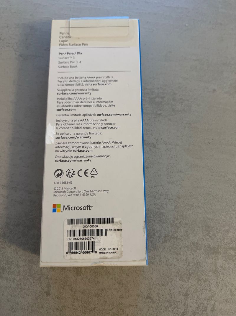 Microsoft Surface Pen para Pro 4 y Book afbeelding 2