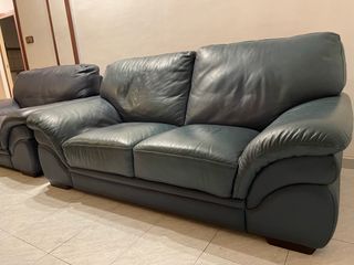 Sofá de piel 2+1 plazas