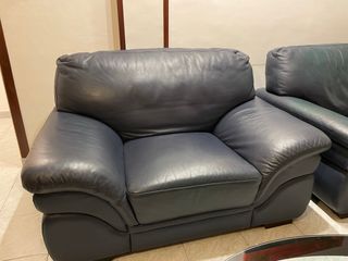 Sofá de piel 2+1 plazas