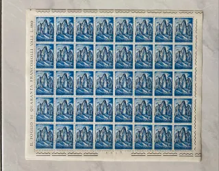 San Marino Francobolli 1962 - Foglio Completo