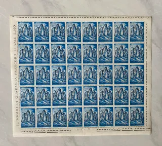 San Marino Francobolli 1962 - Foglio Completo