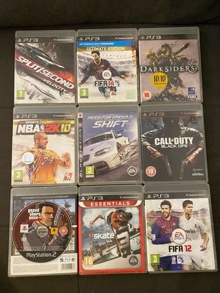 Lote 9 Giochi PS3: FIFA, Call of Duty, GTA...