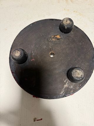 Cúpula de vidrio soplado artesanal antigua