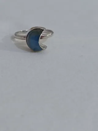 Anello con labradorote in argento 925 Luna