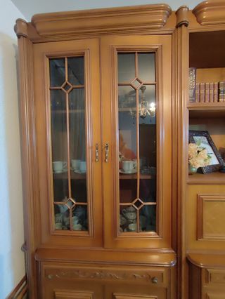 Mueble modular de 3.Madera maciza.Muy buen estado