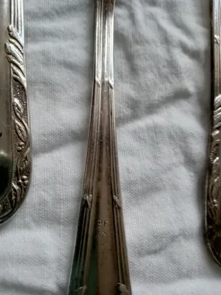 Cubiertos Baño Plata 96