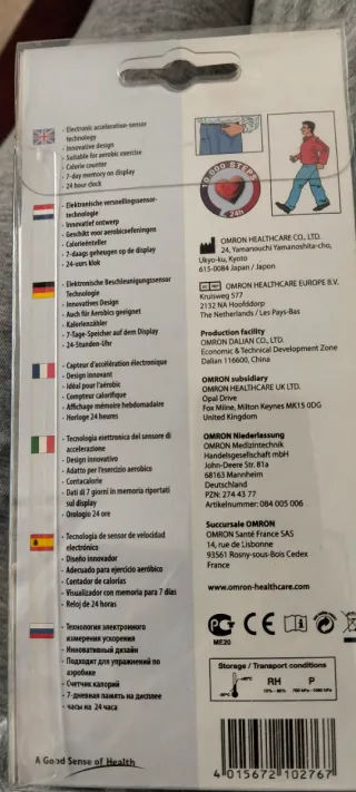 Podómetro OMRON Walking Style One a estrenar con e