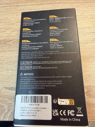 Calculadora Científica 991ES + Bolígrafo