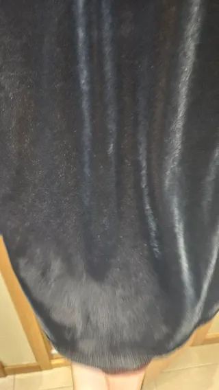 Falda larga terciopelo gris Talla XS