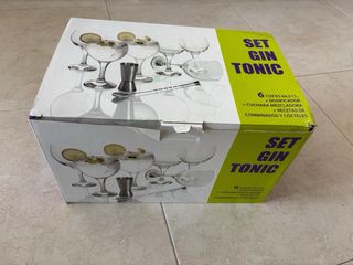 Set 6 Copas Gin Tonic Larios Azul