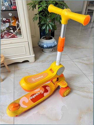 Patinete infantil 3 ruedas amarillo