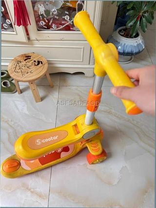 Patinete infantil 3 ruedas amarillo