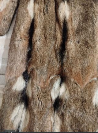 Abrigo de piel largo