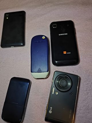 Lote 5 Móviles Vintage: Siemens A50, Samsung y LG