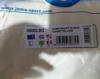 Camiseta Joma Amarilla Talla M