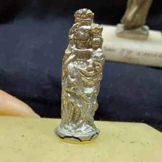 2 statuette religiose vintage