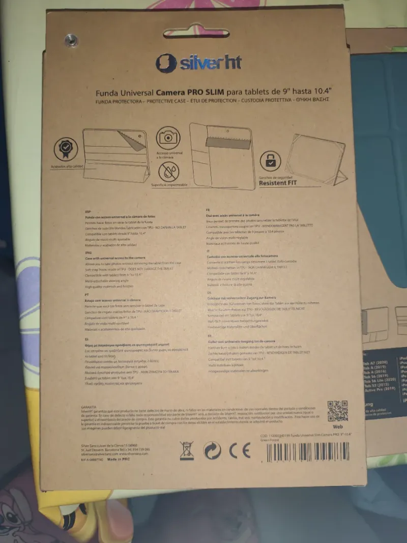 Funda Universal Tablet 9-10.4 Slim Camera PRO afbeelding 2