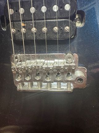 Guitarra Eléctrica Azul Metálico hecho en chino
