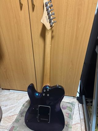 Guitarra Eléctrica Azul Metálico hecho en chino