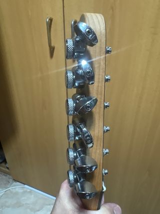 Guitarra Eléctrica Azul Metálico hecho en chino