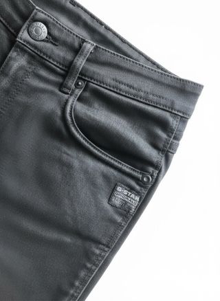 G-Star RAW Vaqueros Negros Encerados Talla 34