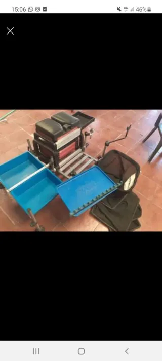 Banco de pesca feeder y coup