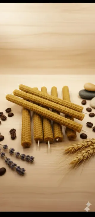 Vela Miel de panal de abeja artesanales