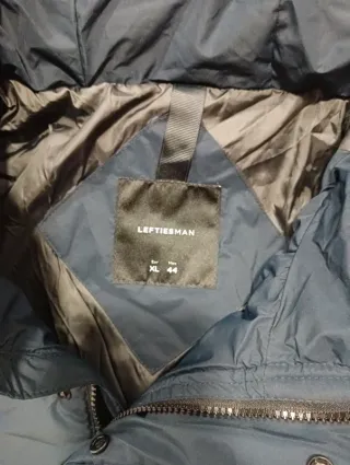 Chaqueta acolchada Lefties Negra Talla XL