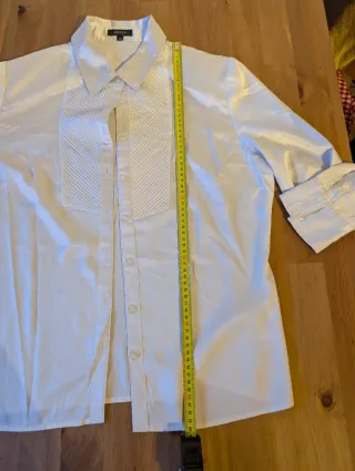 Blusa Antea gris perla talla 42