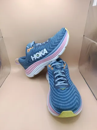 Hoka Gaviota 5 Zapatillas Running Azul Rosa