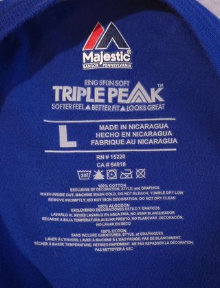 Camiseta Hombre Majestic Azul Bryant 17 Ref-37300